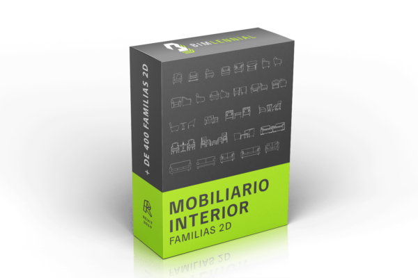 Familias de Mobiliario Interior 2D para Revit