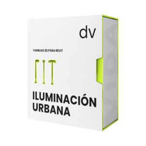 Familias 2d revit iluminación urbana