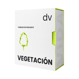 Familias 2d revit vegetación